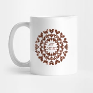 Christmas Greetings.Gingerbread, or pepparkaka , the best traditional cookie at Christmas in Finland Mug